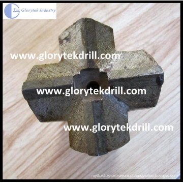 Cross Bits para Rock Drilling Trabalho